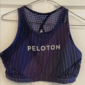 Peloton Striped Sports Bra